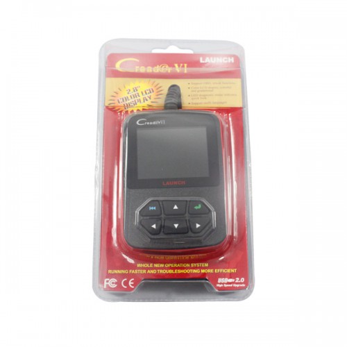 2pcs/lot Launch Creader VI OBD2 OBDII EOBD Code Reader Update Online