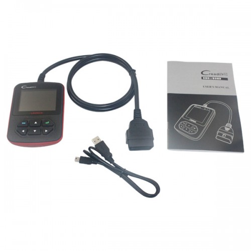 2pcs/lot Launch Creader VI OBD2 OBDII EOBD Code Reader Update Online