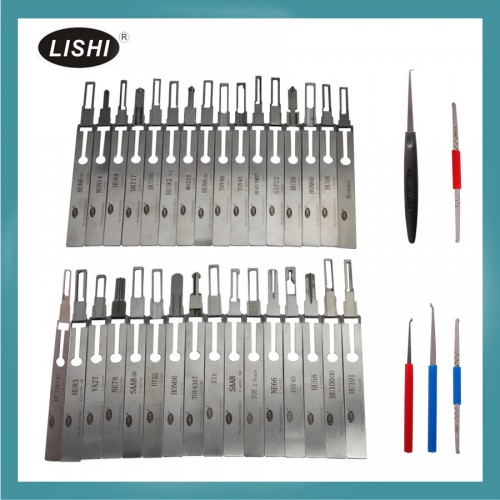 LISHI Series Lock Pick Set 28  in 1 (New Add RENAUL FR & GEELY)