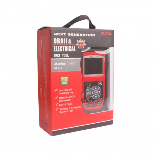 Original Autel AutoLink AL539 OBDII/EOBD/CAN Scan and Electrical Test Tool Available in USA Warehouse