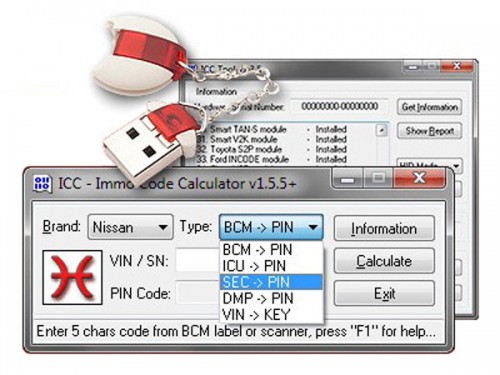 Original ICC IMMO Calculator Pin Code Reader (Out of production)