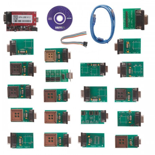 V1.3 New Released UPA USB Programmer with Full Adapters