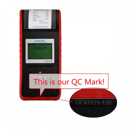 MICRO-568 Battery Tester Battery Conductance & Electrical System Analyzer with Printer