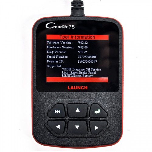 Original Launch X431Creader 7S OBD2 Code Reader + Oil Reset Function Multi-language