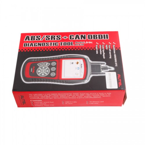 Original Online Update Autel AutoLink AL619EU ABS/SRS OBDII CAN Diagnostic Tool