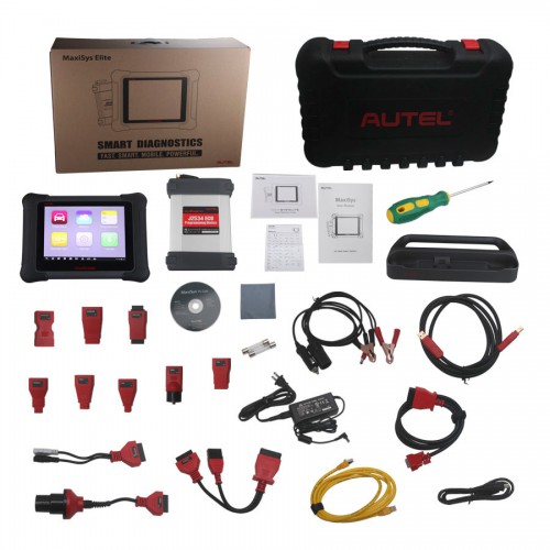 Original AUTEL MaxiSys Elite with J2534 ECU Reprogramming Box with Docking Station