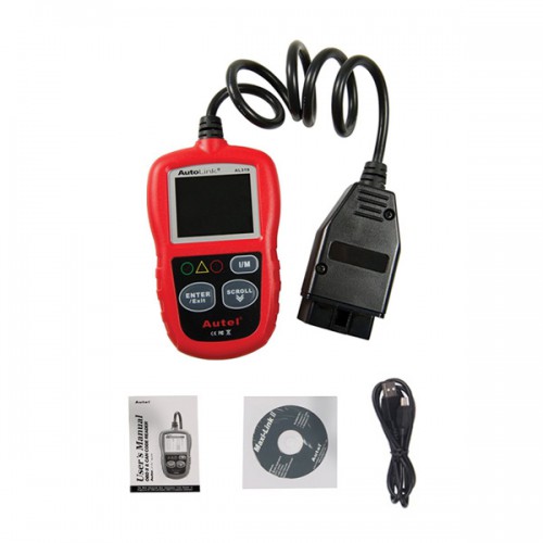 Original Autel AutoLink AL319 OBDII CAN Code Reader Free Update Free Shipping From HK/US/AU