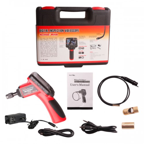 Autel Maxivideo MV400 Digital Videoscope with 5.5mm Diameter Imager Head Inspection Camera