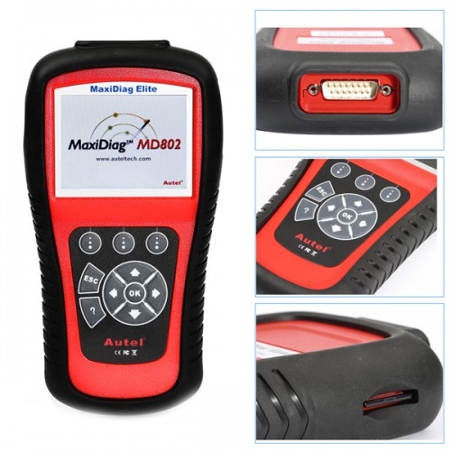 Original Autel MaxiDiag Elite MD802 for 4 system+DS model (Including MD701, MD702, MD703, MD704 4 in 1)