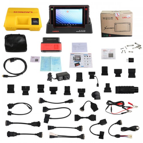 Full system diagnosis LAUNCH X431 PAD II Remote diagnosis via golo Easy and quick update via Wi-Fi