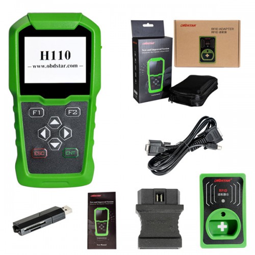 OBDSTAR H110 V-A-G I+C and Cluster Calibration IMMO+ KM Tool Dashboard supports MQB Immobilizer NEC+24C64 with RFID Adapter