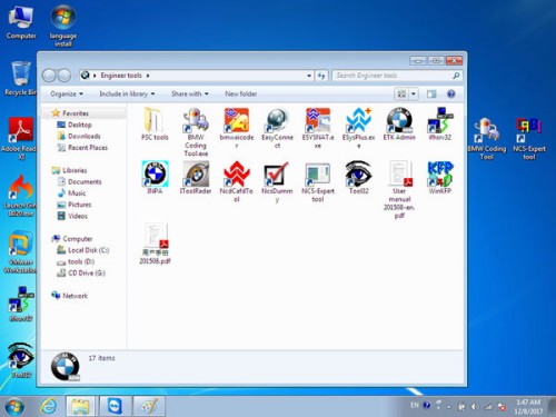 V2017.12 BMW ICOM Software HDD ISTA-D 4.08.12 ISTA-P 3.63.0.400 with Engineering Software