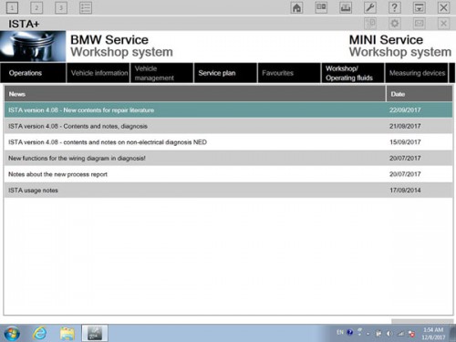 V2017.12 BMW ICOM Software HDD ISTA-D 4.08.12 ISTA-P 3.63.0.400 with Engineering Software