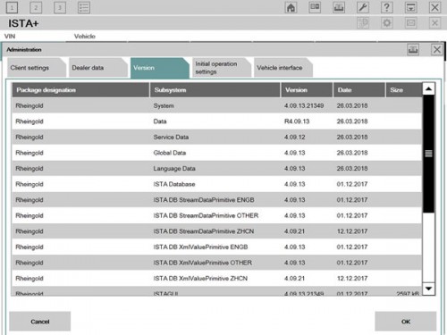 2018.3 BMW ICOM Software HDD ISTA-D 4.09.13 ISTA-P 3.63.2.001 Engineering Mode support Windows 7