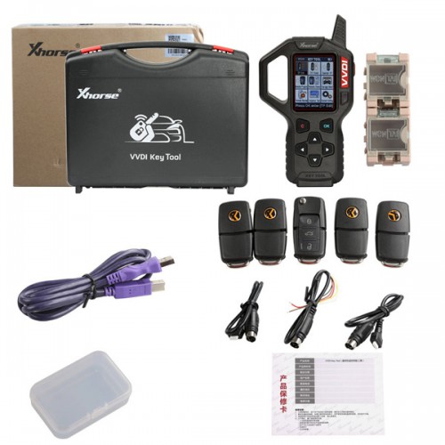 Original Xhorse VVDI Key Tool Remote Maker Key Programmer USA Version V2.2.2  get 5 pieces free 4D 4C Copy chips [ Buy SK263 Instead ]