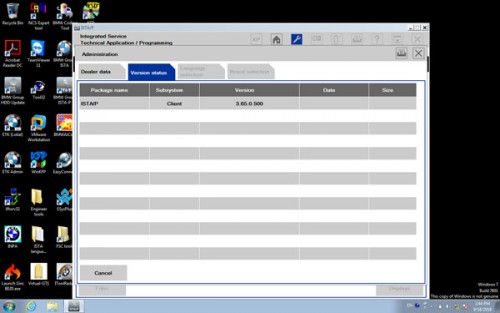 2018.9 BMW ICOM Software ISTA-D 4.12.12 ISTA-P 3.65.0.500 Engineering Windows 7 HDD( ICOM, ICOM Next, ENET, PASSTHRU or K+DCAN ).