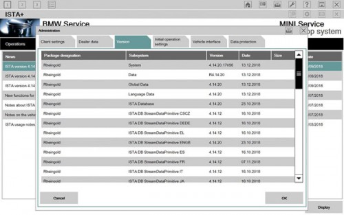 2018.12 BMW ICOM Software HDD ISTA-D 4.14.20/4.14.14 ISTA-P 3.65.0.500 Engineering Mode Windows 7 Support Multi-language