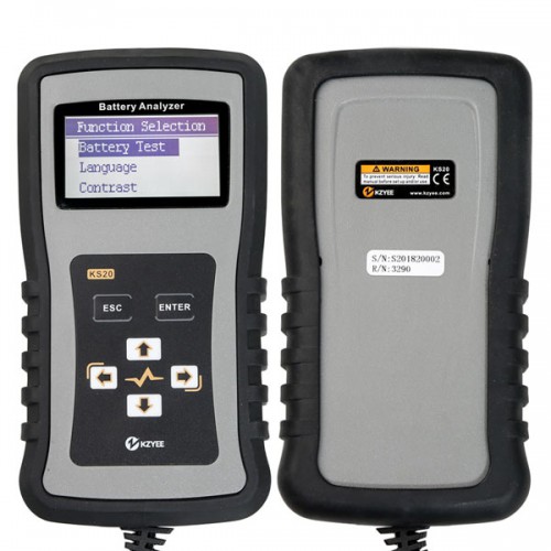 KZYEE KS20 Battery Analyzer for 12V and 24V vehicle