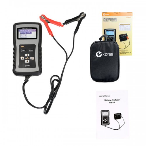 KZYEE KS20 Battery Analyzer for 12V and 24V vehicle