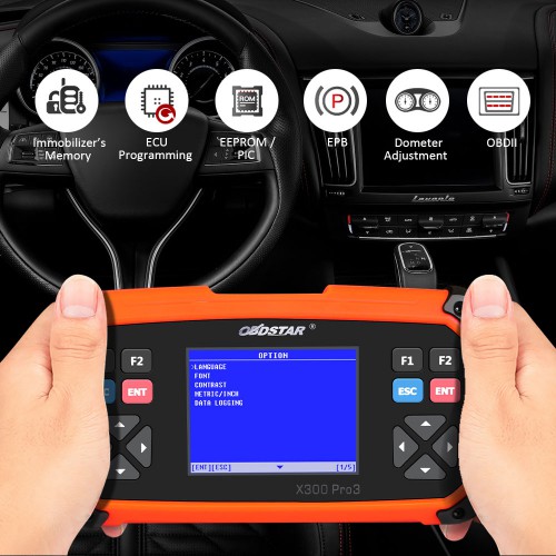 OBDSTAR X300 PRO3 Key Master with OBDII + Toyota G & H Chip All Keys Lost + Immobiliser + Odometer Adjustment + EEPROM/PIC