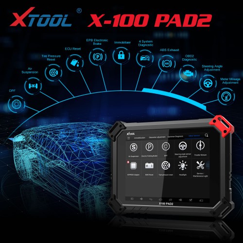 XTOOL X-100 PAD2 X100 PADII Key Programmer Multi-Languages Standard Version Special Functions