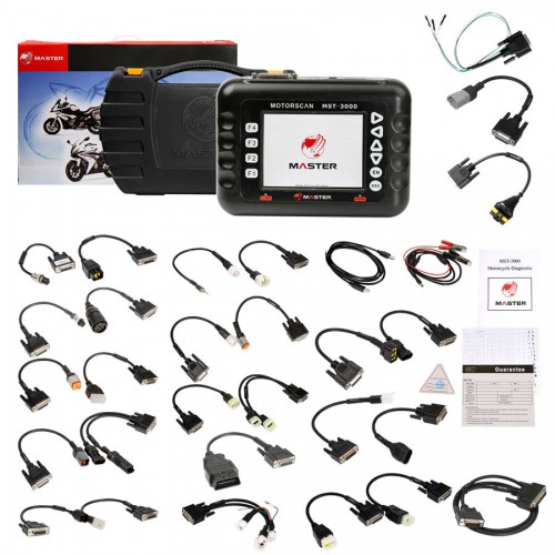 Master MST-3000 Motorcycle Diagnostic Scanner MotorBike Electronic Diagnostic Tool