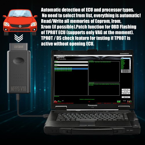 MPPS SMPS V18 MAIN + TRICORE + MULTIBOOT with Breakout Tricore Cable ​​​​Supports Checksum and ECU Recovery Function