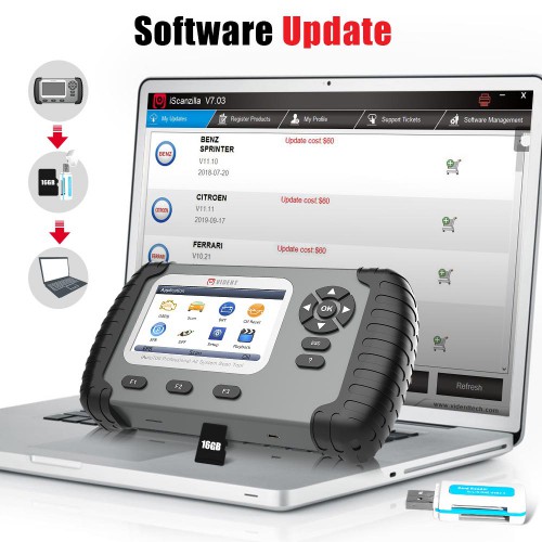  Vident iAuto700 Professional All System Scan Tool Support Diagnosis On more Than 76 American, Asian And European Vehicle