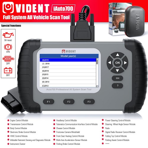  Vident iAuto700 Professional All System Scan Tool Support Diagnosis On more Than 76 American, Asian And European Vehicle