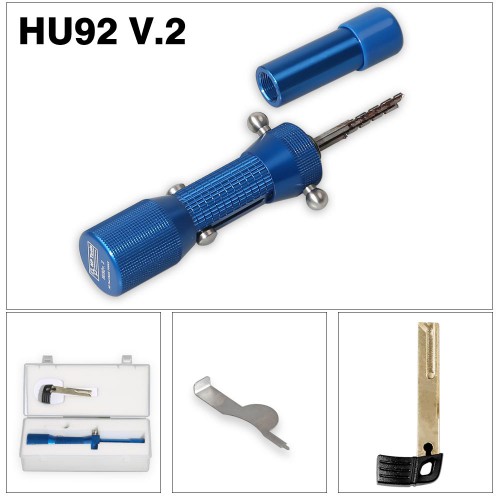  2 in 1 HU92 V.2 Locksmith Tool for BMW HU92 Lock Pick and Decoder Quick Open Tool