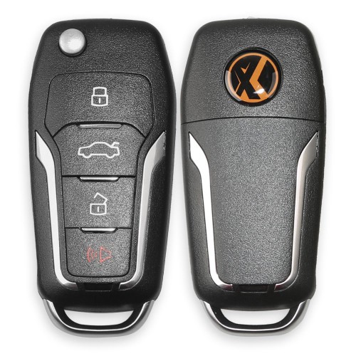 XHORSE XNFO01EN Universal Remote Key 4 Buttons Wireless For Ford (English Version)  5pcs/lot