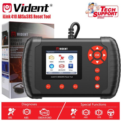 VIDENT iLink410 ABS&SRS&SAS Reset Tool Free Shipping  