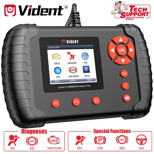 VIDENT iLink410 ABS&SRS&SAS Reset Tool Free Shipping  