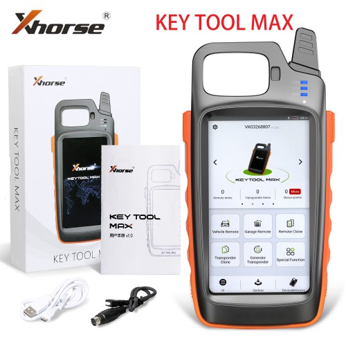 Xhorse VVDI Key Tool Max with VVDI MINI OBD Tool And VVDI Toyota 8A Non-smart All Keys Lost Adapter Get Free Renew Cable