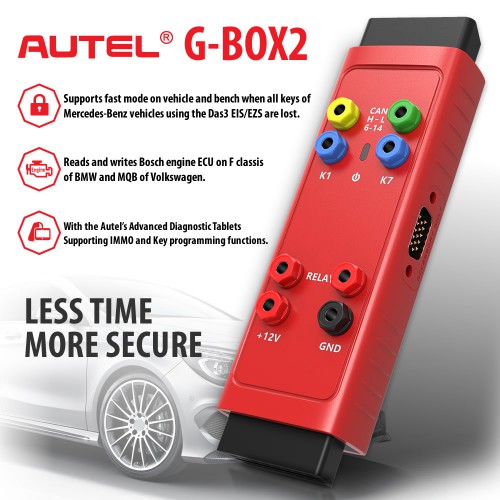 AUTEL G-BOX3 Key Programming Adapter for Mercedes Benz All Keys Lost Work with Autel MaxiIM IM608