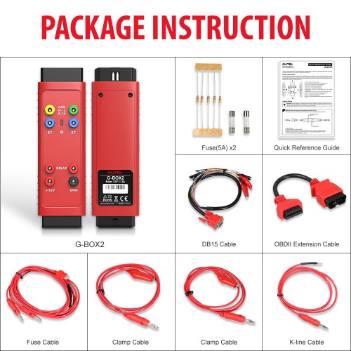 AUTEL G-BOX3 Key Programming Adapter for Mercedes Benz All Keys Lost Work with Autel MaxiIM IM608