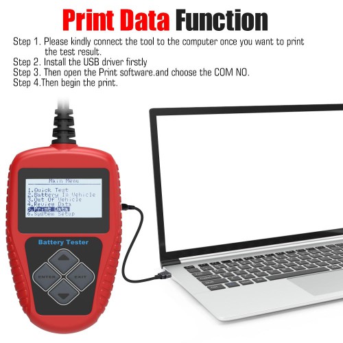  Latest QUICKLYNKS BA101 Automotive 12V Vehicle Battery Tester