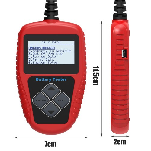  Latest QUICKLYNKS BA101 Automotive 12V Vehicle Battery Tester