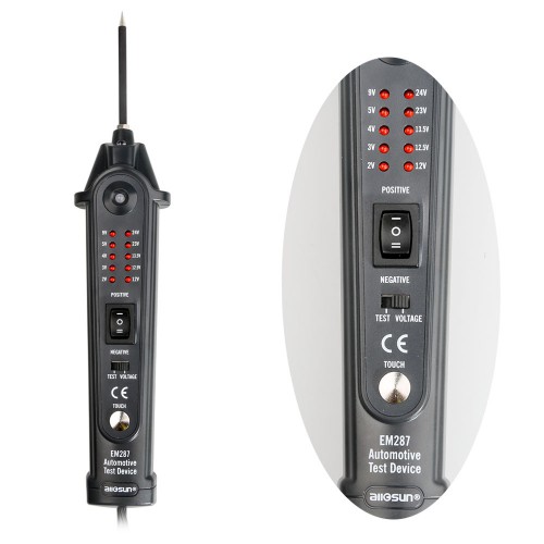  All-Sun EM287 Automotive Circuit Breaker Meter Test Device can be used to measure dc voltage