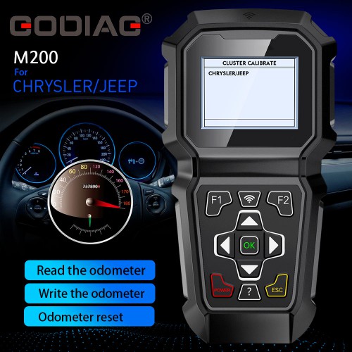 GODIAG M200 CHRYSLER/JEEP Hand-held OBDII Odometer Adjustment Professional Tool