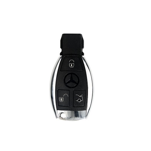  Benz Smart Key Shell 3-button with Single Battery 5pcs works with Xhorse VVDI BE Key Pro and FBS3 KeylessGo