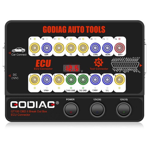 GODIAG GT100 Break Out Box ECU Connector + BMW FEM/ BDC Test Platform Cable + BMW CAS4 / CAS4+ Test Platform Cable