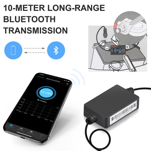 [Ship Form US] QUICKLYNKS Bluetooth Wireless Battery Monitor BM2 BM3 4.0 Battery Tester 12V Automotive Battery Load Tester