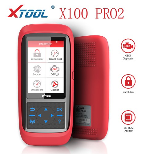 XTOOL X100 Pro2 Auto Key Programmer Immobilizer OBDII Diagnostic Tool Code Scanner with EEPROM