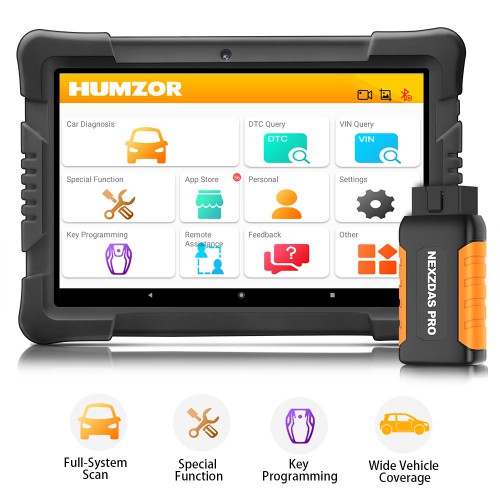 Humzor NexzDAS Pro Indian Version Full System Auto Diagnostic Tool Professional OBD2 Scanner