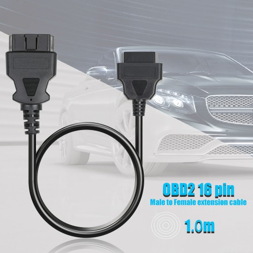 OBD2 16 pin Male to Female extension cable