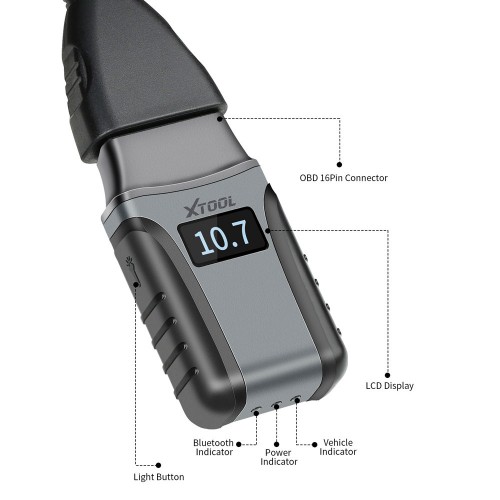 XTOOL Anyscan A30 All System Car OBDII Code Reader EPB Oil Reset Scanner Same Function as Autel MD802 Update Online