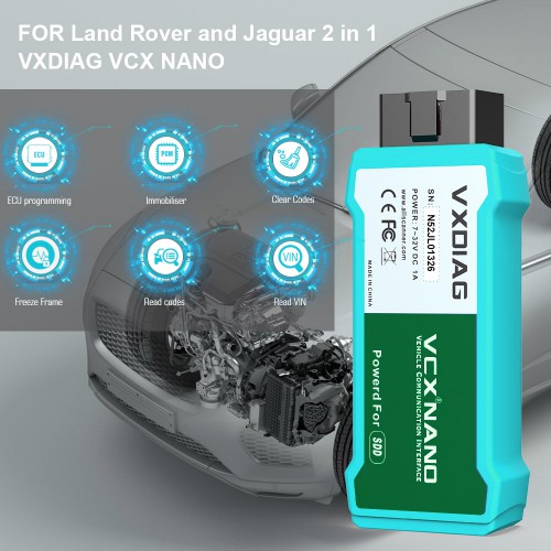 V164 VXDIAG VCX NANO for Land Rover and Jaguar WIFI Scanner