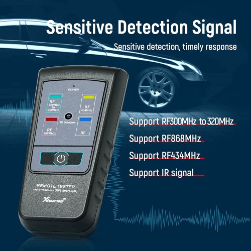  XHORSE Remote Tester for Radio Frequency Infrared (Not support 868MHZ)