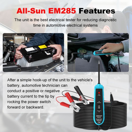   All-Sun EM285 Power Probe Car Electric Circuit Tester Automotive Tools 6-24V DC